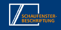 Schaufensterbeschriftung